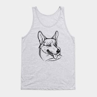 Corgi Dog Tank Top